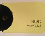 Perspex Yellow 2202 Backlit