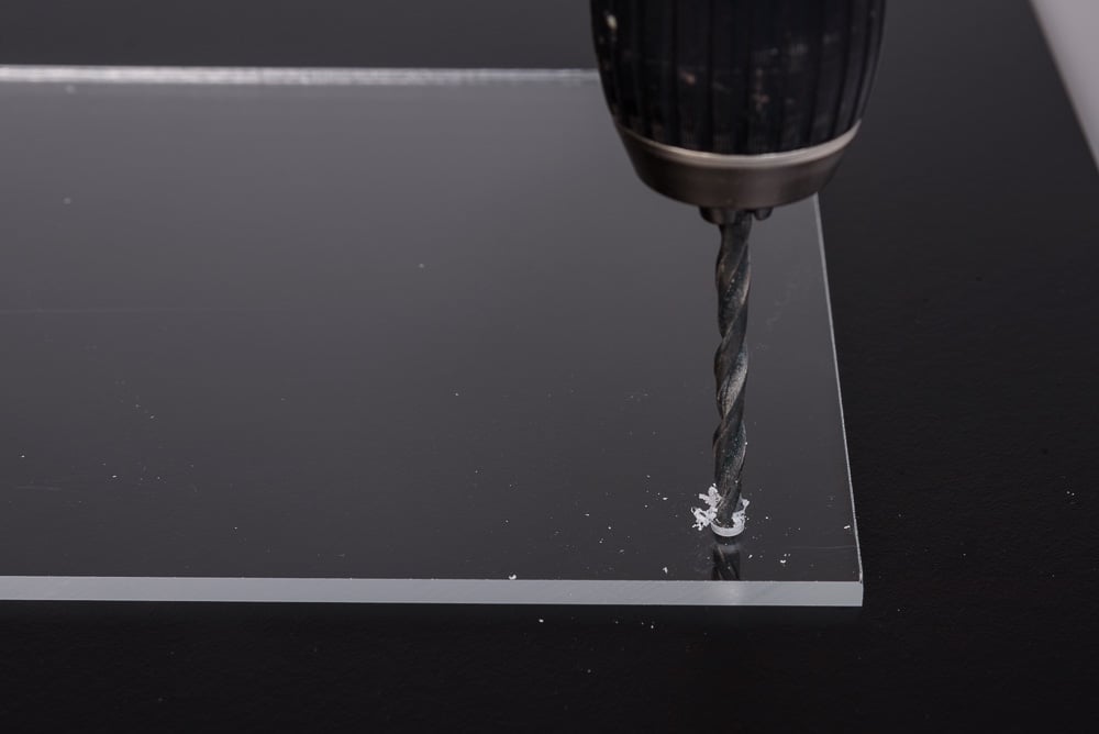 Drilling Acrylic Plastic Sheet